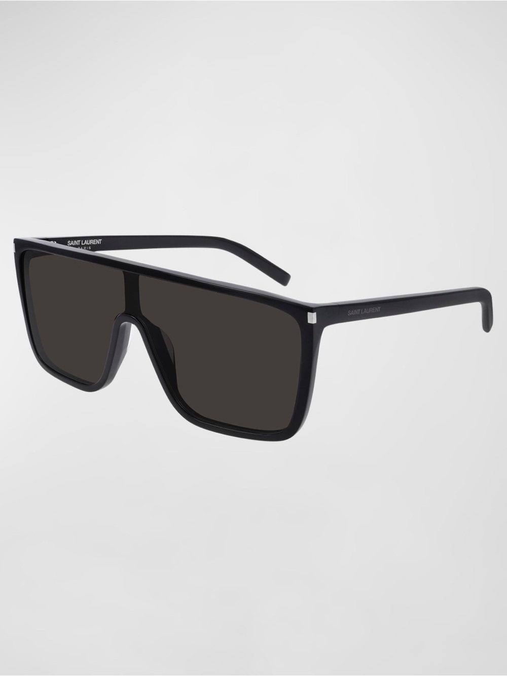 Saint Laurent SL1 Combi Sunglasses – Black Square Frame & Grey Lenses – NWcase